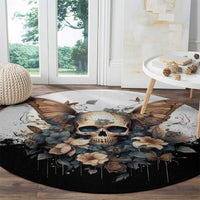 butterfly-skull-round-carpet-flower-butterfly-gothic-skull