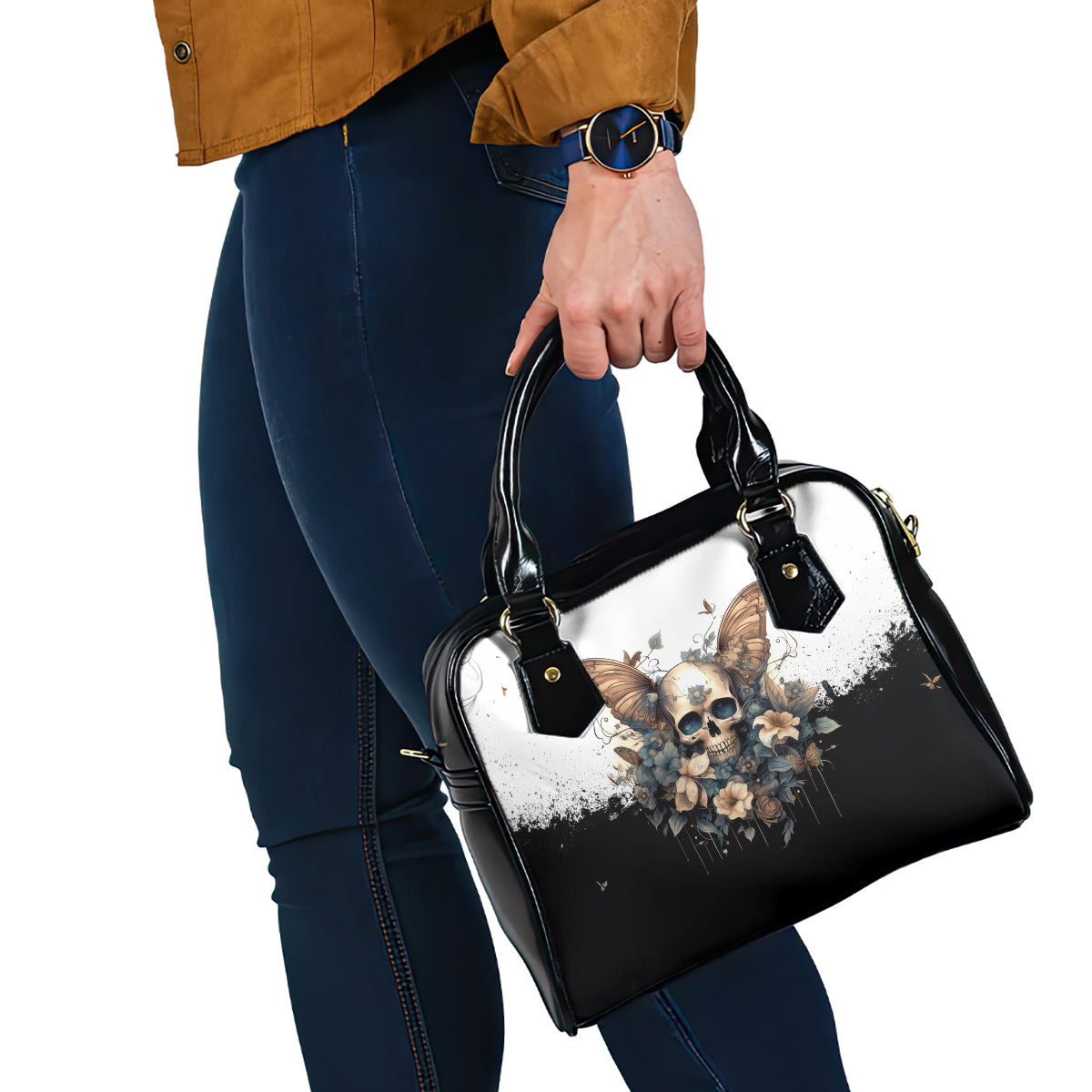 butterfly-skull-shoulder-handbag-flower-butterfly-gothic-skull