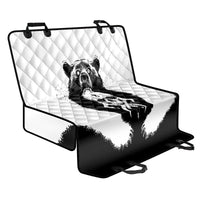 Viking Skull Back Car Seat Cover Bear Viking Cross Skull - Wonder Print Shop