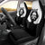 Viking Skull Car Seat Cover Bear Viking Cross Skull - Wonder Print Shop