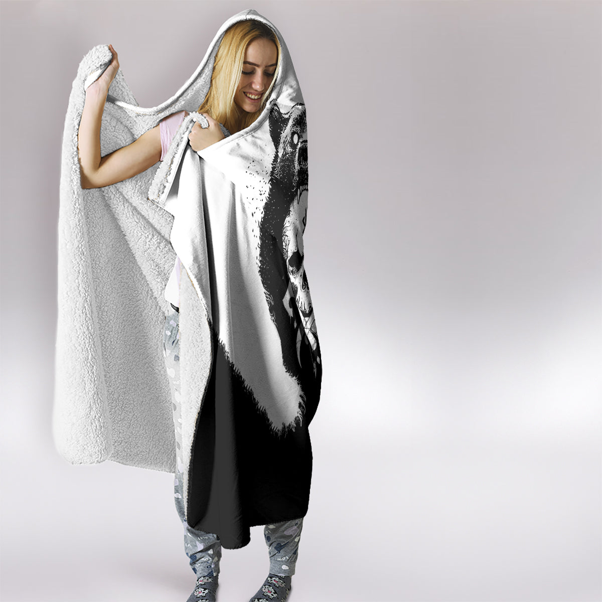 viking-skull-hooded-blanket-bear-viking-cross-skull