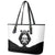 Viking Skull Leather Tote Bag Bear Viking Cross Skull - Wonder Print Shop