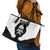 Viking Skull Leather Tote Bag Bear Viking Cross Skull - Wonder Print Shop