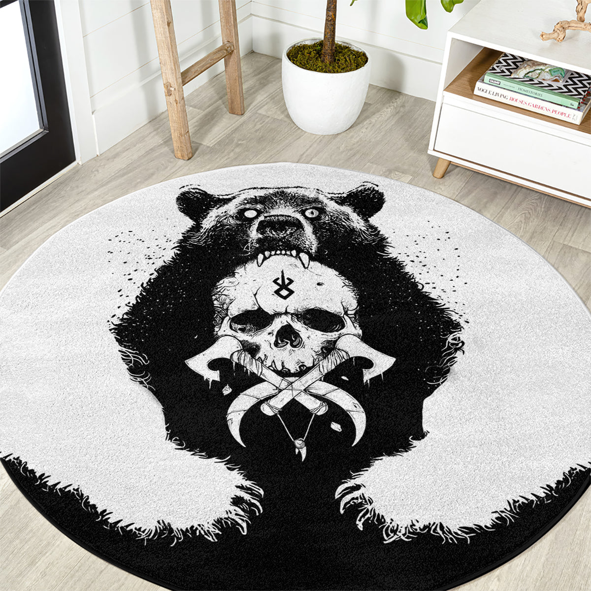 viking-skull-round-carpet-bear-viking-cross-skull