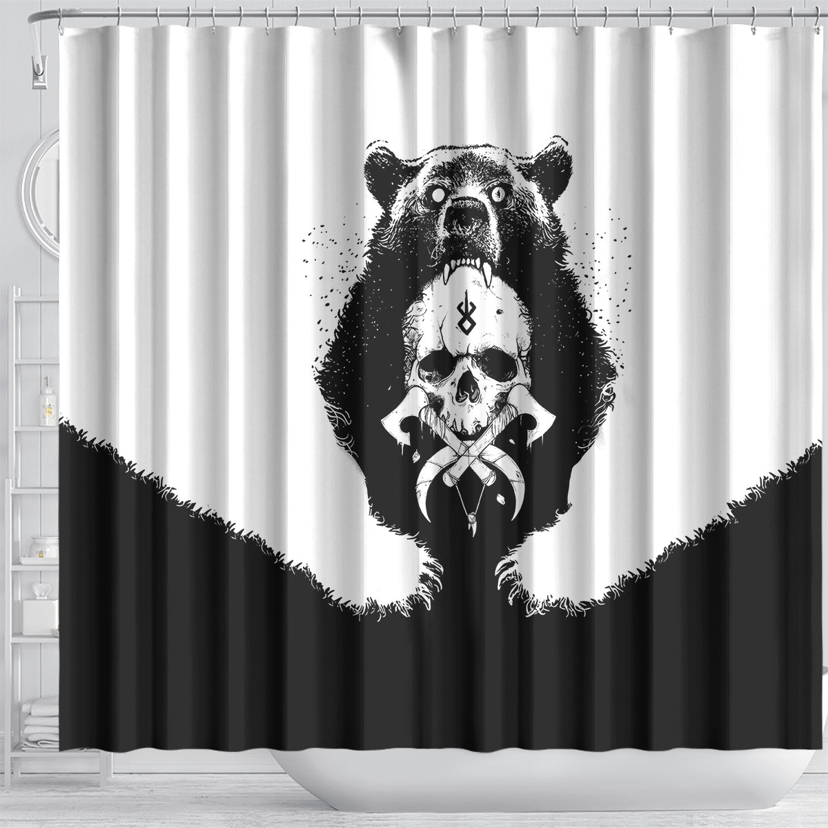 viking-skull-shower-curtain-bear-viking-cross-skull
