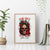 Rose Skull Canvas Wall Art Some Girl Wear Pink Real Girl Wear Ink - Wonder Print Shop