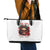Rose Skull Leather Tote Bag Some Girl Wear Pink Real Girl Wear Ink - Wonder Print Shop