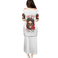 Rose Skull Puletasi Some Girl Wear Pink Real Girl Wear Ink - Wonder Print Shop