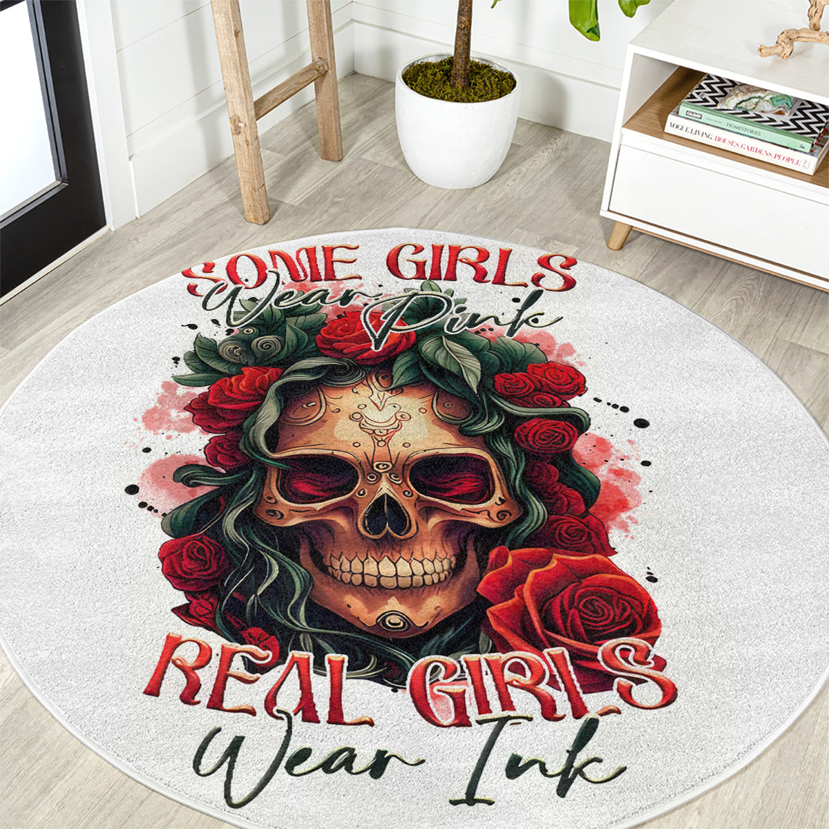 rose-skull-round-carpet-some-girl-wear-pink-real-girl-wear-ink