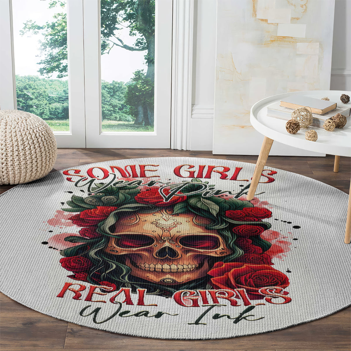 rose-skull-round-carpet-some-girl-wear-pink-real-girl-wear-ink