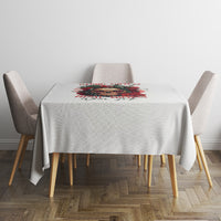Rose Skull Tablecloth Some Girl Wear Pink Real Girl Wear Ink - Wonder Print Shop