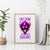 Flame Skull Canvas Wall Art Walk Away I Have Anger Issues And Dislike For Stupod People - Wonder Print Shop