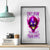 Flame Skull Canvas Wall Art Walk Away I Have Anger Issues And Dislike For Stupod People - Wonder Print Shop