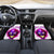 Flame Skull Car Mats Walk Away I Have Anger Issues And Dislike For Stupod People - Wonder Print Shop