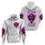 Flame Skull Hoodie Walk Away I Have Anger Issues And Dislike For Stupod People - Wonder Print Shop