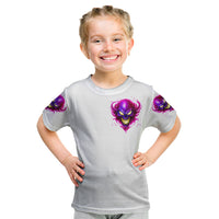 Flame Skull Kid T Shirt Walk Away I Have Anger Issues And Dislike For Stupod People - Wonder Print Shop