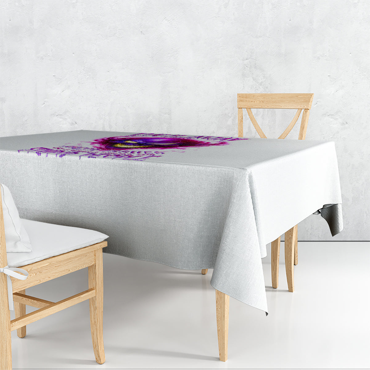 Flame Skull Tablecloth Walk Away I Have Anger Issues And Dislike For Stupod People - Wonder Print Shop