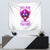 Flame Skull Tapestry Walk Away I Have Anger Issues And Dislike For Stupod People - Wonder Print Shop