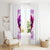 Flame Skull Window Curtain Walk Away I Have Anger Issues And Dislike For Stupod People - Wonder Print Shop