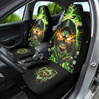 Doule Skull Car Seat Cover Angel To Some Demon To Most - Wonder Print Shop