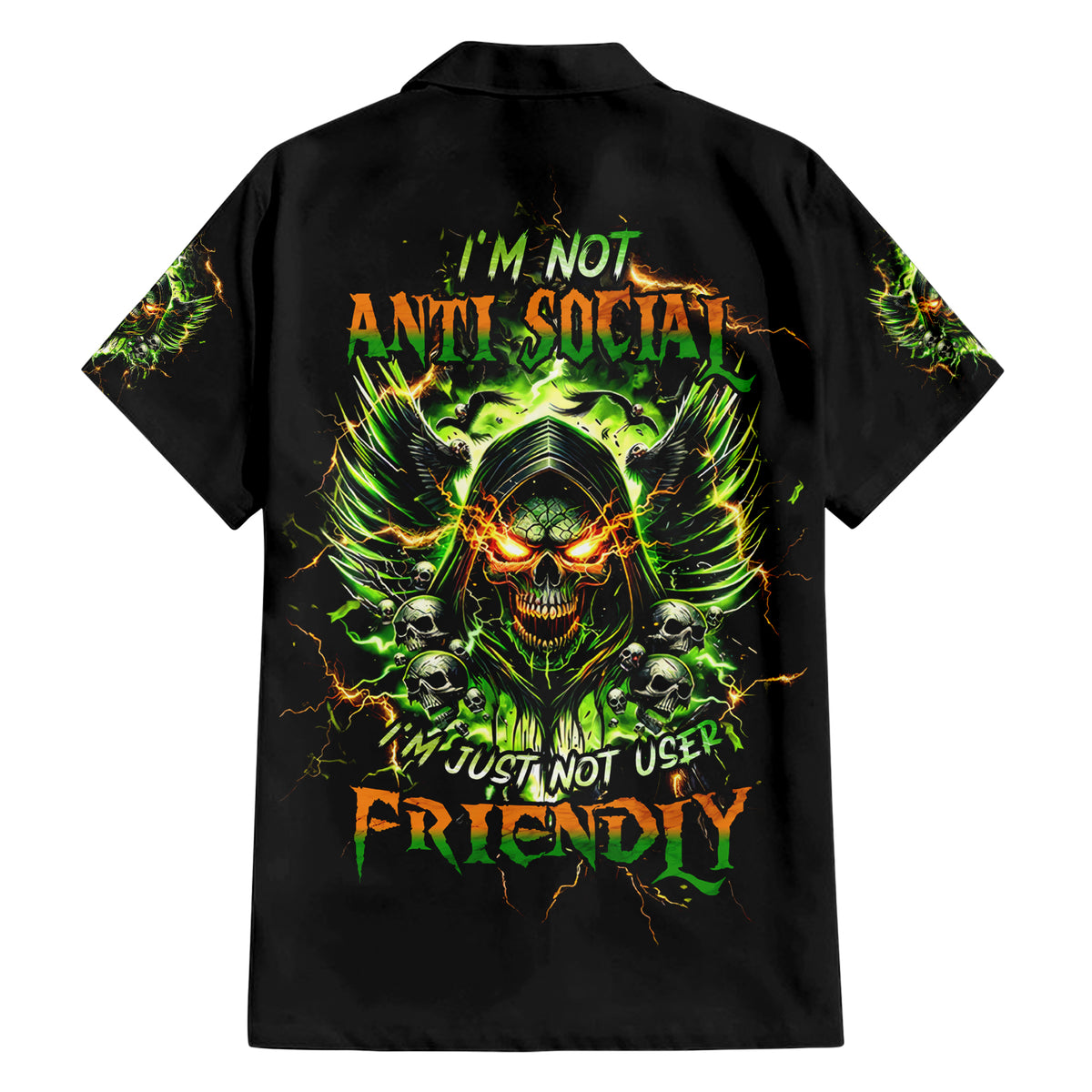 Doule Skull Family Matching Short Sleeve Bodycon Dress and Hawaiian Shirt Angel To Some Demon To Most - Wonder Print Shop