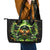 Doule Skull Leather Tote Bag Angel To Some Demon To Most - Wonder Print Shop