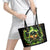 Doule Skull Leather Tote Bag Angel To Some Demon To Most - Wonder Print Shop
