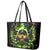 Doule Skull Leather Tote Bag Angel To Some Demon To Most - Wonder Print Shop