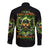 Doule Skull Long Sleeve Button Shirt Angel To Some Demon To Most - Wonder Print Shop
