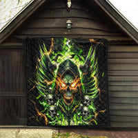 Doule Skull Quilt Angel To Some Demon To Most - Wonder Print Shop