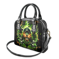 Doule Skull Shoulder Handbag Angel To Some Demon To Most