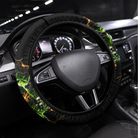 Doule Skull Steering Wheel Cover Angel To Some Demon To Most - Wonder Print Shop