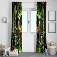 Doule Skull Window Curtain Angel To Some Demon To Most - Wonder Print Shop