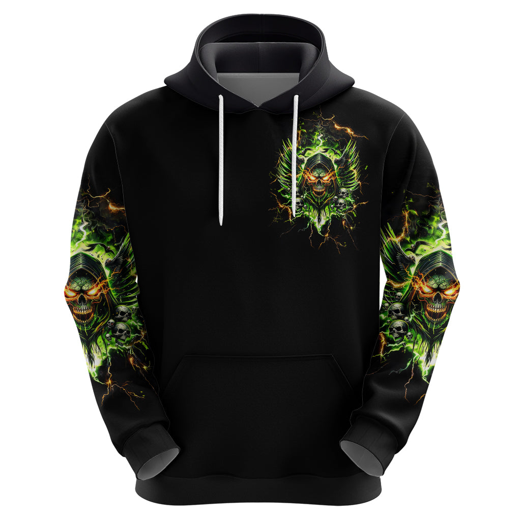 Doule Skull Zip Hoodie Angel To Some Demon To Most - Wonder Print Shop