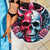 Couple Skull Beach Blanket She Was And Angel Craving Chaos Demon Seeking Peace - Wonder Print Shop