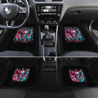 Couple Skull Car Mats She Was And Angel Craving Chaos Demon Seeking Peace - Wonder Print Shop