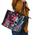 Couple Skull Leather Tote Bag She Was And Angel Craving Chaos Demon Seeking Peace - Wonder Print Shop