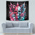 Couple Skull Tapestry She Was And Angel Craving Chaos Demon Seeking Peace - Wonder Print Shop