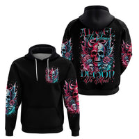 Couple Skull Zip Hoodie She Was And Angel Craving Chaos Demon Seeking Peace - Wonder Print Shop