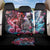 Flame Skull Back Car Seat Cover I'm Not Anti Social I'm Just Not User Friendly