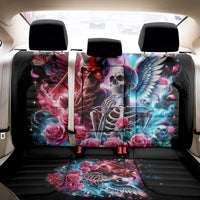 Flame Skull Back Car Seat Cover I'm Not Anti Social I'm Just Not User Friendly - Wonder Print Shop