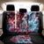 Flame Skull Back Car Seat Cover I'm Not Anti Social I'm Just Not User Friendly