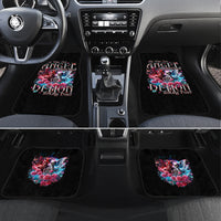 Flame Skull Car Mats I'm Not Anti Social I'm Just Not User Friendly - Wonder Print Shop
