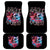 Flame Skull Car Mats I'm Not Anti Social I'm Just Not User Friendly - Wonder Print Shop