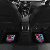 Flame Skull Car Mats I'm Not Anti Social I'm Just Not User Friendly - Wonder Print Shop