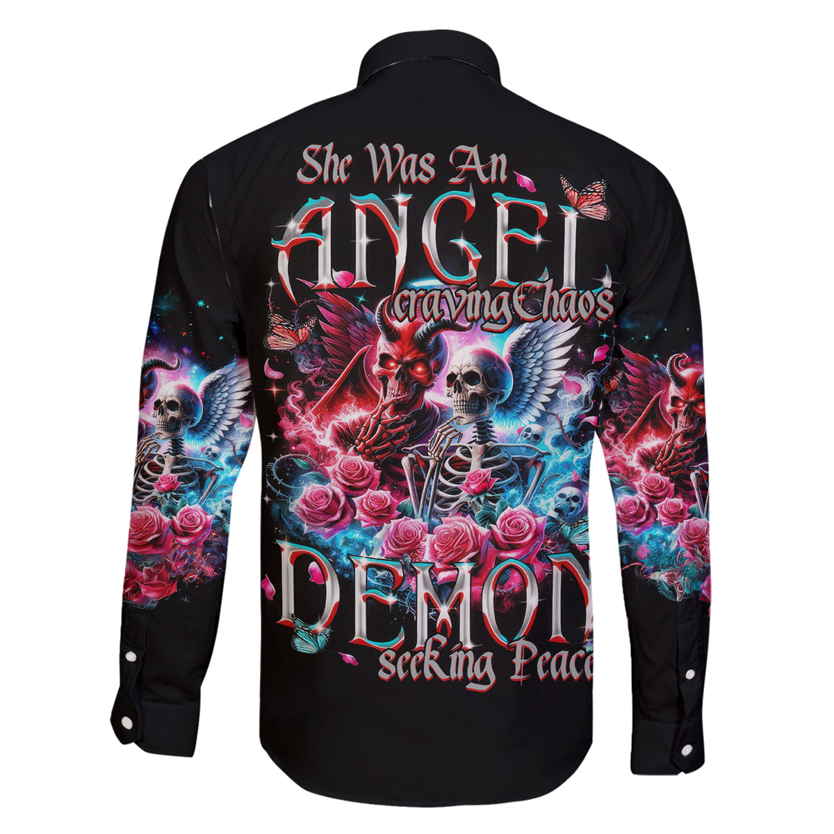 Flame Skull Family Matching Off Shoulder Long Sleeve Dress and Hawaiian Shirt I'm Not Anti Social I'm Just Not User Friendly - Wonder Print Shop