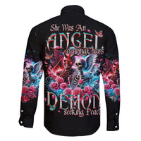 Flame Skull Family Matching Off Shoulder Short Dress and Hawaiian Shirt I'm Not Anti Social I'm Just Not User Friendly - Wonder Print Shop