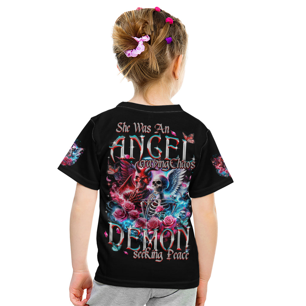 Flame Skull Kid T Shirt I'm Not Anti Social I'm Just Not User Friendly - Wonder Print Shop