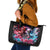 Flame Skull Leather Tote Bag I'm Not Anti Social I'm Just Not User Friendly - Wonder Print Shop