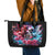 Flame Skull Leather Tote Bag I'm Not Anti Social I'm Just Not User Friendly - Wonder Print Shop